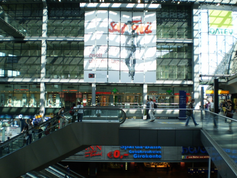 Berlin, Hauptbahnhof - coś znajomego